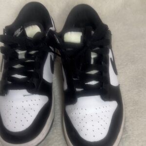 Nike Panda Dunks Kids Black and White Sneakers